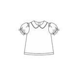 Preorder 12.22 MOQ 5 pcs Solid Color Pink Cotton Girl's Dress Set