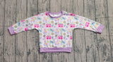 Preorder Samples GT1491 Play Game Purple Kids Girls Shirt Top