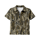 Preorder MOQ 5 pcs each Hunting Camo Women Adult's Zipper Shirt