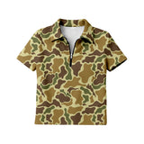 Preorder MOQ 5 pcs each Hunting Camo Women Adult's Zipper Shirt