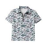 Preorder MOQ 5 pcs each Hunting Camo Women Adult's Zipper Shirt