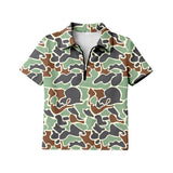 Preorder MOQ 5 pcs each Hunting Camo Women Adult's Zipper Shirt