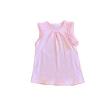 Preorder MOQ 5 pcs Each Style Solid Color Cotton Ruffles Cute Kids Girls Shirt