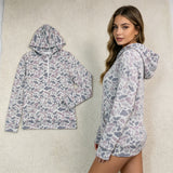 GT1708 Hunting Camo Grey Zipper Adult's Hoodie Shirt Pullover