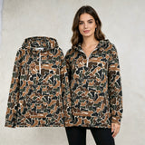 GT1710 Hunting Camo Zipper Adult's Hoodie Shirt Pullover