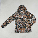 GT1710 Hunting Camo Zipper Adult's Hoodie Shirt Pullover