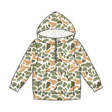 Preorder MOQ 5 pcs Each Style Hunting Camo Hoodie Zipper Adult's Shirt Pullover
