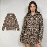 GT1713 Hunting Camo Zipper Women Adult's Hoodie Shirt Pullover