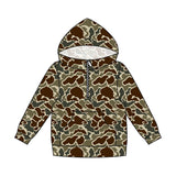 Preorder MOQ 5 pcs Each Style Hunting Camo Hoodie Zipper Adult's Shirt Pullover