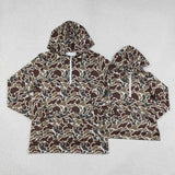 Hunting Camo Mommy And Me Hoodie Zipper Pullover Shirt