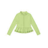 Preorder MOQ 5 pcs Each Color Solid Color Yoga Kids Girls Coat