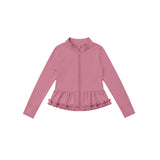 Preorder MOQ 5 pcs Each Color Solid Color Yoga Kids Girls Coat