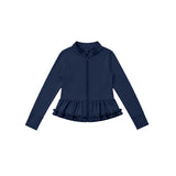 Preorder MOQ 5 pcs Each Color Solid Color Yoga Kids Girls Coat