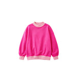 Preorder MOQ 5 pcs Each Thick Sweatshirts Hot Pink Mommy And Me Clothes