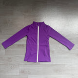 Preorder Samples GT1803 Purple Yoga Kids Girls Coat