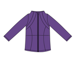 Preorder Samples GT1803 Purple Yoga Kids Girls Coat