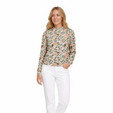 GT1819 Fashion Hunting Camo Middle Neckline Yoga Adult Women's Shirt Pullover