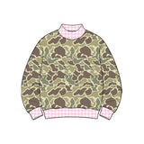 Preorder MOQ 5 pcs GLP3735 Each Hunting Camo Middle Neckline Girls Clothes-2026.8.20
