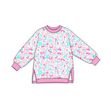 Preorder MOQ 5 pcs GLP4005 Leopard Pink Yoga Girls Set