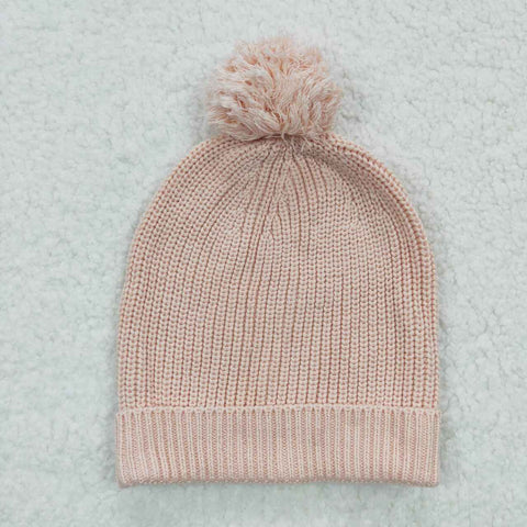 HA0001 New Pink Baby Newborn Knitted Hat