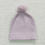 HA0006 New Purple Baby Newborn Knitted Hat
