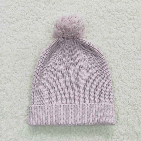 HA0006 New Purple Baby Newborn Knitted Hat