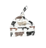 HA0009 Western Cow Newborn Baby Hat