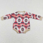 LR0845 Western Baby Bubble Romper