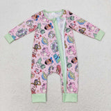 LR0970 Cartoon Toy Baby Zip Romper Sleepers