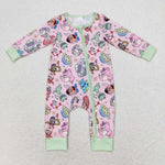 LR0970 Cartoon Toy Baby Zip Romper Sleepers