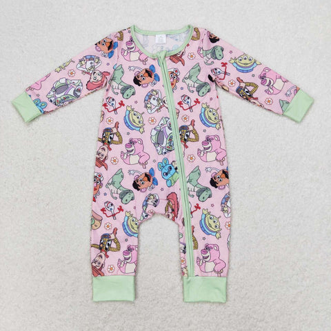 LR0970 Cartoon Toy Baby Zip Romper Sleepers