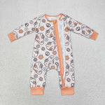 LR0981 Flower Ghost Baby Zip Romper Sleepers