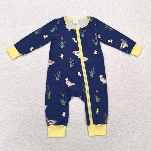 LR1037 Mallard Baby Zip Romper Sleepers