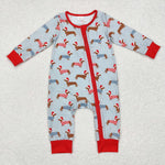 Weenie Dog Christmas Family Pajamas Sibling Matching Clothes