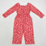 LR1139 Leopard Pink Girl's Jumpsuit