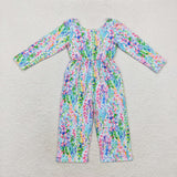 LR1141 Garden Flower Girl's Jumpsuit