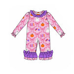 LR1411 Halloween BOO Ghost Baby Girl Romper