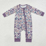 LR1604 Bamboo Hunting Camo Baby Zip Romper Sleepers