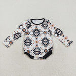 LR1822 Western Cowboy Baby Boys Romper