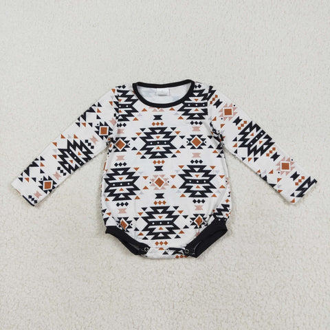 LR1822 Western Cowboy Baby Boys Romper