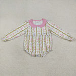 LR2324 Christmas Gift Pink Baby Girls Romper