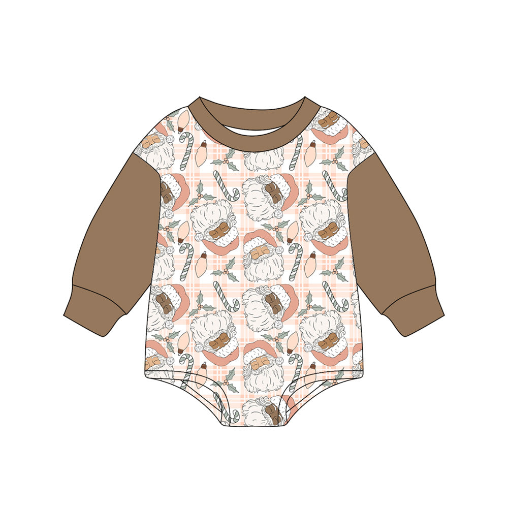 Preorder LR2373 Christmas Santa Baby Bubble Romper – Amy yu