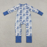 Western Boots Bows Blue Color Kids Girls Matching Clothing