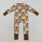 LR2463 Western Cowboy Cactus Baby Sleepers