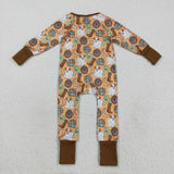 LR2463 Western Cowboy Cactus Baby Sleepers