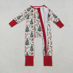 LR2507 Christmas Trees Soldier Baby Footie Sleepers