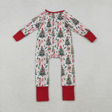LR2507 Christmas Trees Soldier Baby Footie Sleepers