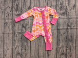 Preorder Samples LR2567 Coquette Bows Pink Baby Sleepers
