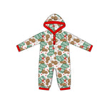 Preorder MOQ 5 Pcs LR2613 baby Christmas cookie Socks romper