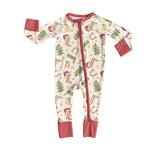 Preorder MOQ 5 Pcs LR2625 Western Cowboy Boots Baby Zipper Romper Sleepers